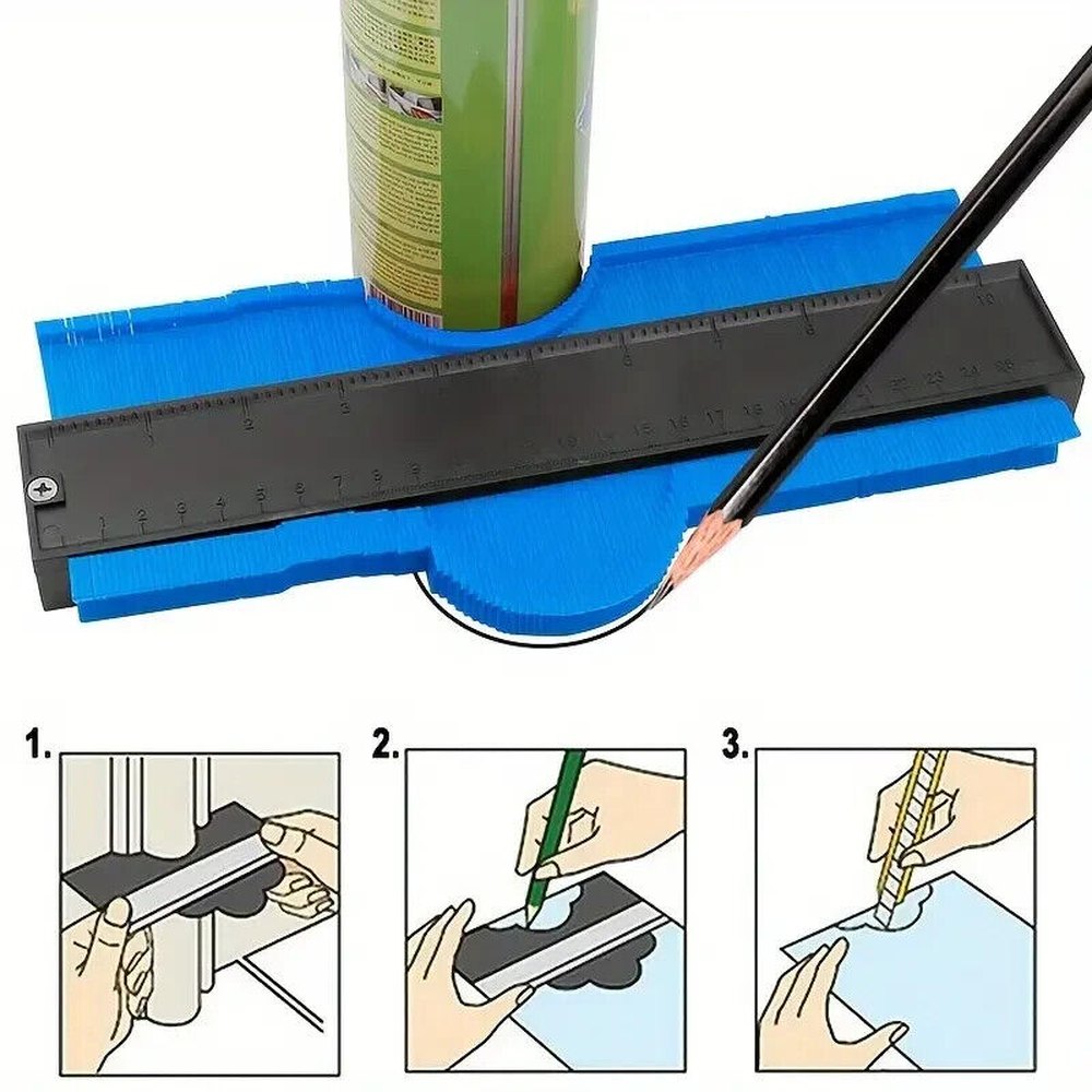 10" Contour Duplicator Gauge Edge Shaping Measure Ruler Profile Shaper NEW! Home & Garden:Tools & Workshop Equipment:Measuring & Layout Tools:Other Measuring & Layout Tools Style Your Walls